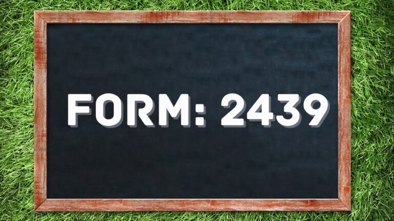form 2439