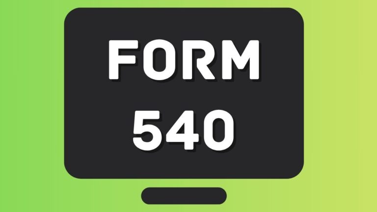 form 540