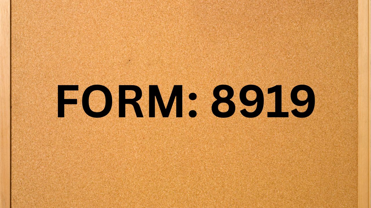 form 8919