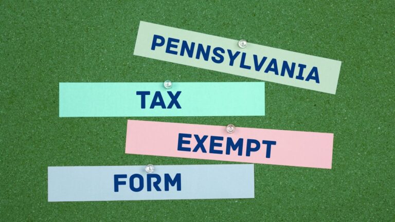 pa tax exempt form