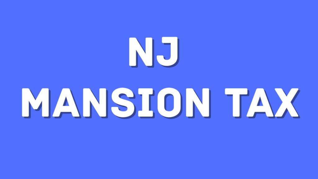 NJ Mansion tax